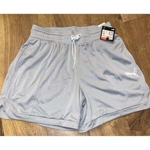 Women's Puma Dry Cell Foundation Gray‎ Small Basketball Training Shorts RV$40